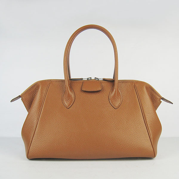 Hermes Pairs Bombay Light Brown H2806 28CM High-end Cowskin Bags